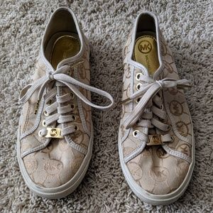 Michael Kors Vanilla Monogram Sneakers